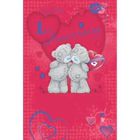 1st Anniversary Me to You Bear Card £2.49